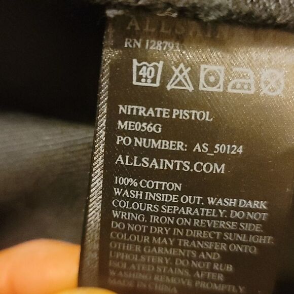 - All saints pistol skinny jeans size 30 - Picture 14 of 15